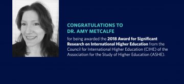 Congratulations, Dr. Amy Metcalfe