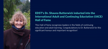 Dr. Shauna Butterwick inducted into the IACE Hall of Fame