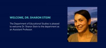 EDST Welcomes Dr. Sharon Stein