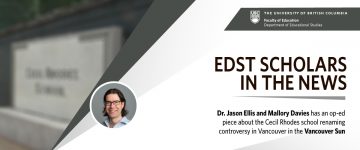 Dr. Jason Ellis opinion piece on Cecil Rhodes school