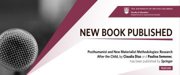New Book – Posthumanist and New Materialist Methodologies