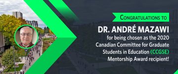 Congrats Dr. Mazawi for CCGSE Mentorship Award