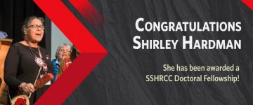 Congratulations to Shirley Hardman – SSHRCC Doctoral Fellowship