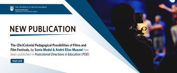 New Publication: The (De)Colonial Pedagogical Possibilities of Films and Film Festival