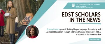 Dr. Amy Parent’s project RNL featured in the Vancouver Sun