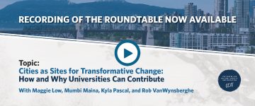 Recording: Cities as Sites for Transformative Change
