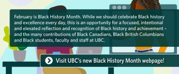 UBC’s New Black History Month webpage