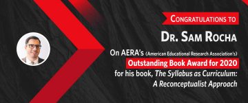 Outstanding Book Award for 2020 – Sam Rocha