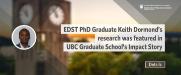 EDST PhD Graduate Keith Dormond featured