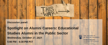 Spotlight on Alumni Careers: Educational Studies Alumni in the Public Sector