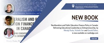New book – Neoliberalism and Public Education Finance Policy in Canada