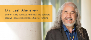 Research Excellence Clusters funding – Dr. Cash Ahenakew and his Faculty of Education co-applicants Dr. Sharon Stein and Dr. Vanessa Andreotti