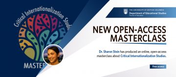 Open-access Masterclass – Critical Internationalization Studies.
