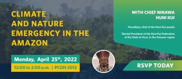 Climate and Nature Emergency in the Amazon