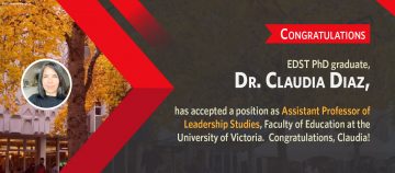 Congratulations Claudia!