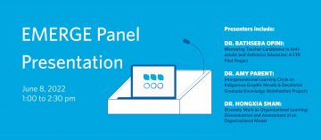 Panel Presentation: Elevate & Mobilize EDI Research Grants in Education (EMERGE) Projects