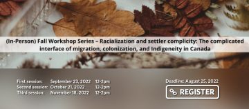 Racialization and settler complicity: The complicated interface of migration, colonization, and Indigeneity in Canada