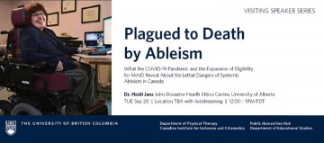 Event – Plagued to Death by Ableism