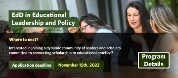 Deadline for EdD Application