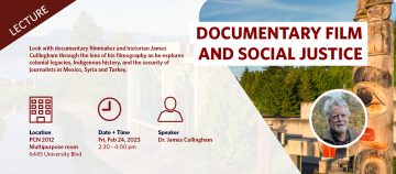 James Cullingham – Documentary Film and Social Justice