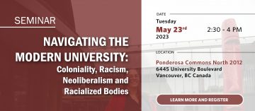 Navigating the Modern University: Coloniality, Racism, Neoliberalism and Racialized Bodies