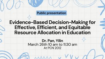 Evidence-Based Decision-Making for Effective, Efficient, and Equitable Resource Allocation in Education