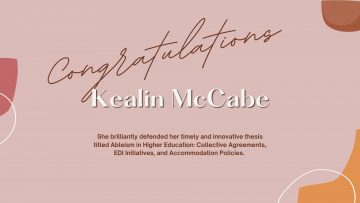 Congrats Kealin McCabe
