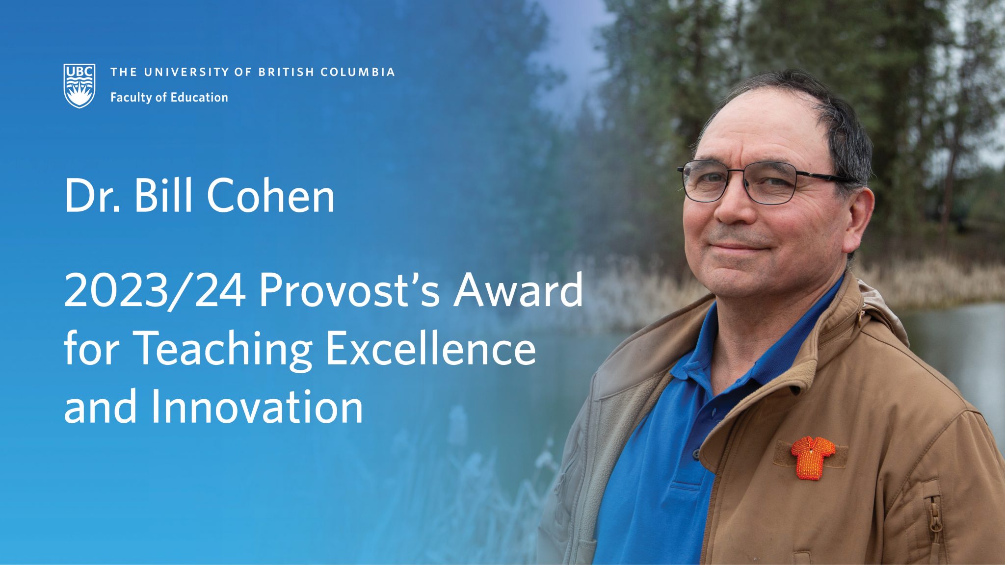 Dr. Bill Cohen Receives 2023/24 Provost’s Award For Teaching Excellence ...