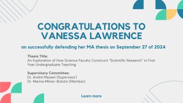 Congratulations to Vanessa Lawrence