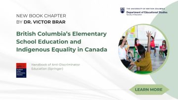 New Book Chapter – British Columbia’s Elementary School Education and Indigenous Equality in Canada