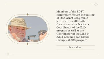 In Memory of Dr. Garnet Grosjean