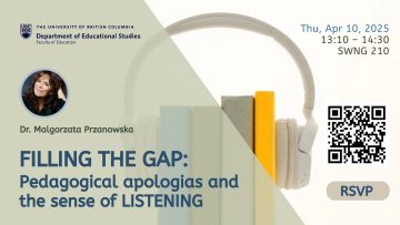 Filling the gap: Pedagogical apologias and the sense of LISTENING