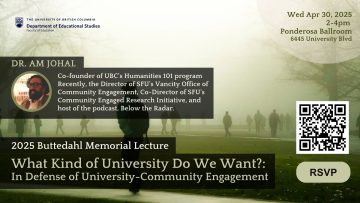 2025 Buttedahl Memorial Lecture