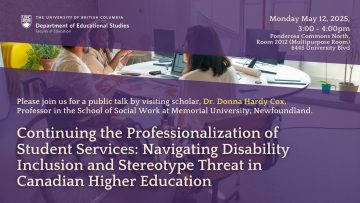 Continuing the Professionalization of Student Services: Navigating Disability Inclusion and Stereotype Threat in Canadian Higher Education