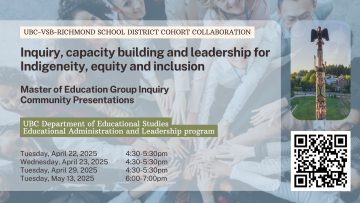 Educational Administration and Leadership public presentations 2025