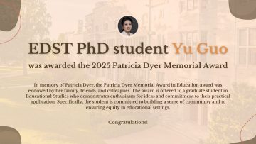 2025 Patricia Dyer Memorial Award