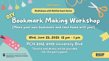 DIY Bookmark Making Workshop