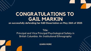 Gail Markin’s EdD Dissertation Defense